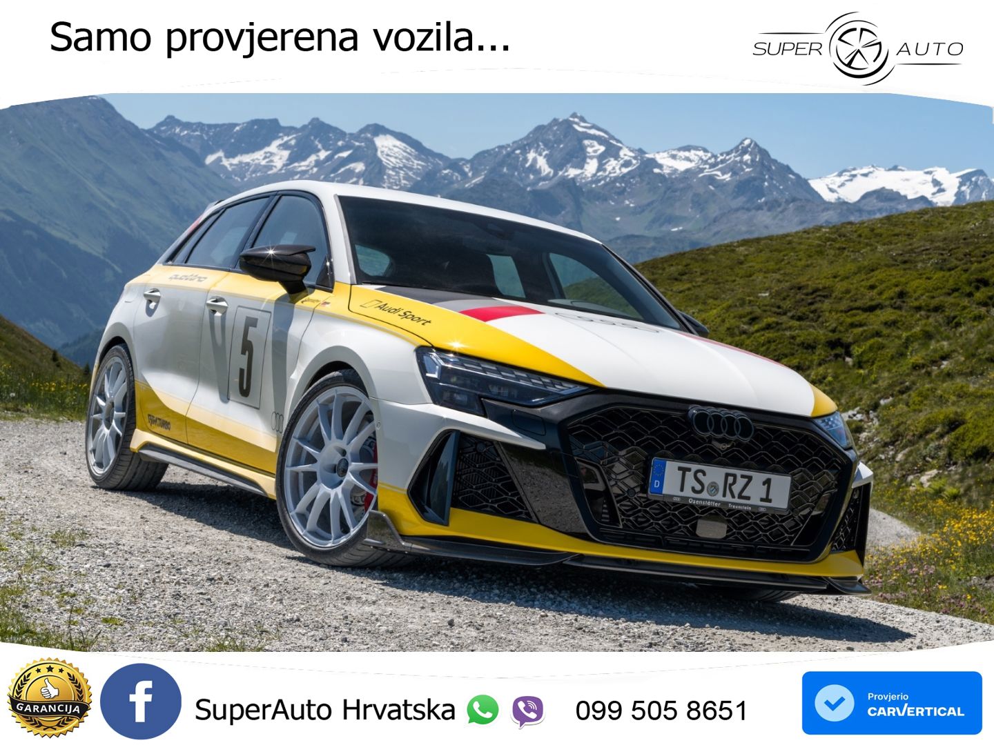 Audi RS3 Sportback 2.5 TFSI HERITAGE EDITION (461 KS) quattro S tronic LED+GR SJED+ACC
