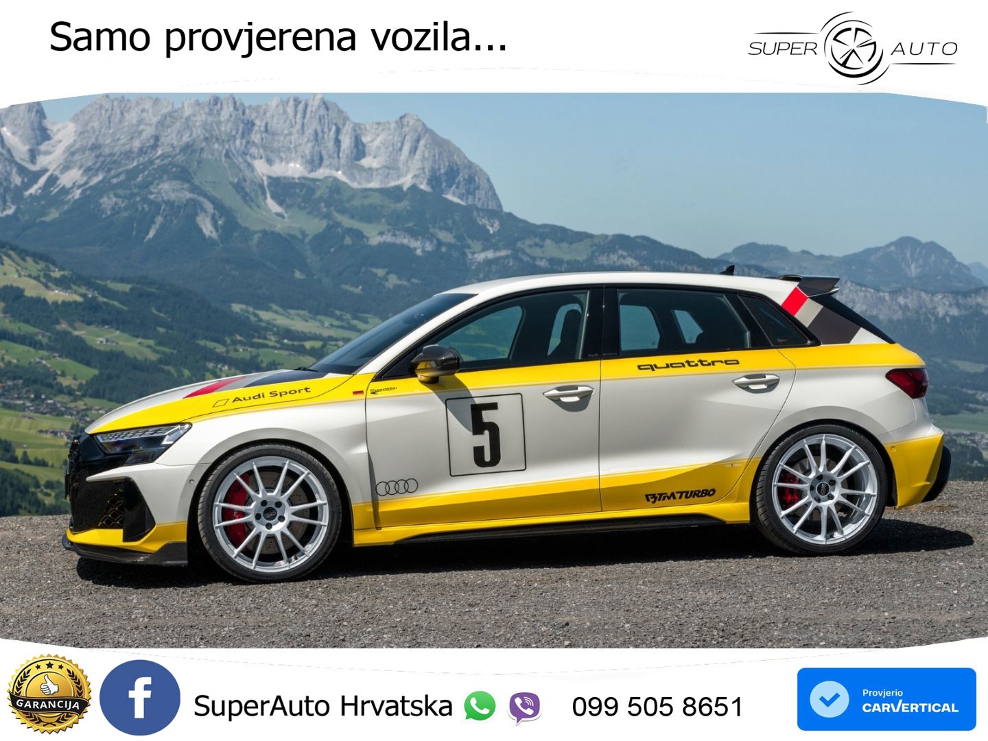 Audi RS3 Sportback 2.5 TFSI HERITAGE EDITION (461 KS) quattro S tronic LED+GR SJED+ACC