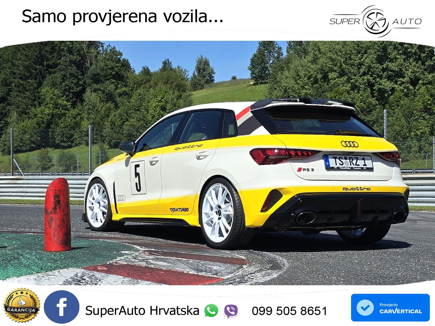 Audi RS3 Sportback 2.5 TFSI HERITAGE EDITION (461 KS) quattro S tronic LED+GR SJED+ACC