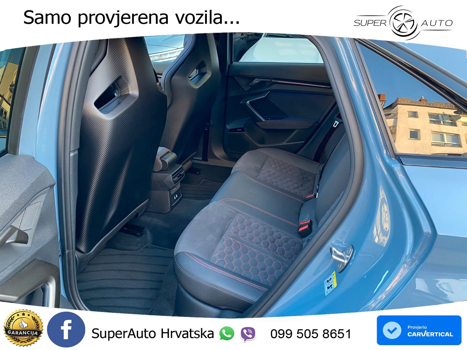 Audi RS3 Sedan 2.5 TFSI (400 KS) quattro S tronic LED+GR SJED+ACC