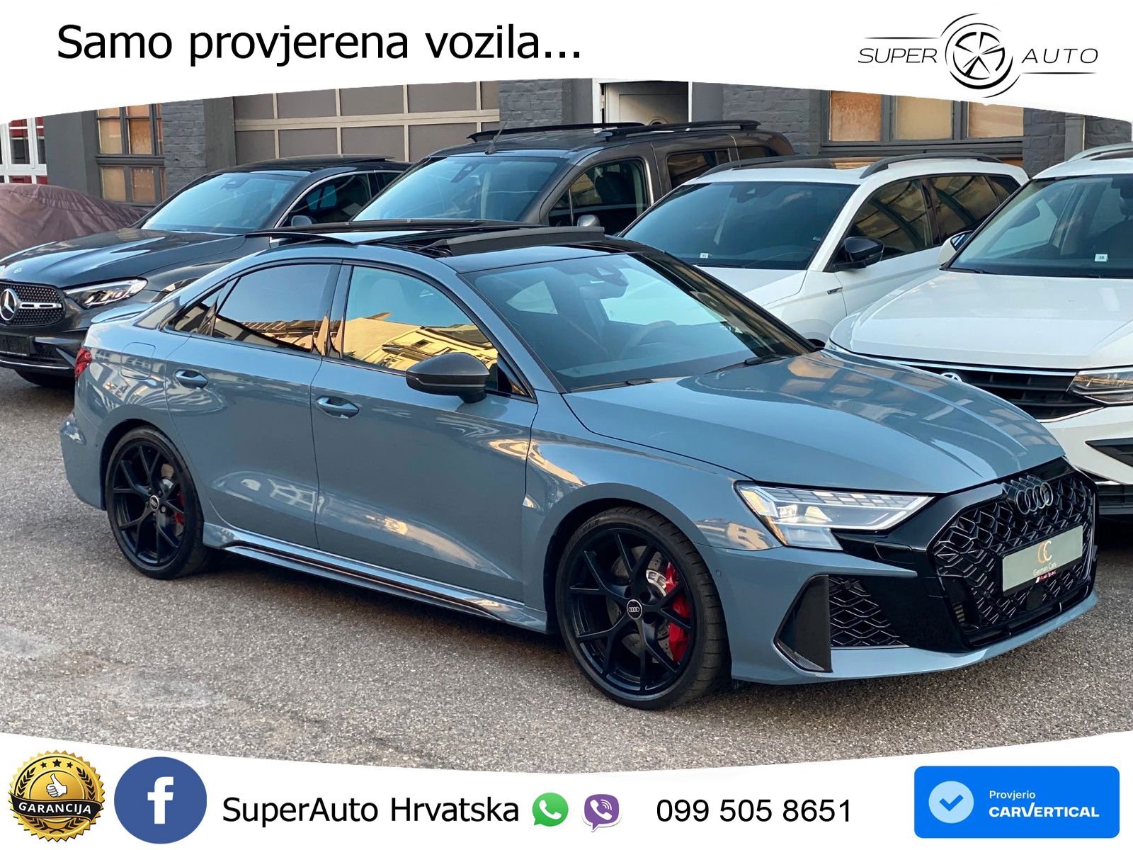 Audi RS3 Sedan 2.5 TFSI (400 KS) quattro S tronic LED+GR SJED+ACC