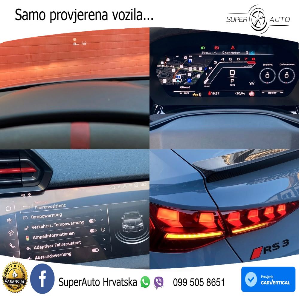 Audi RS3 Sedan 2.5 TFSI (400 KS) quattro S tronic LED+GR SJED+ACC