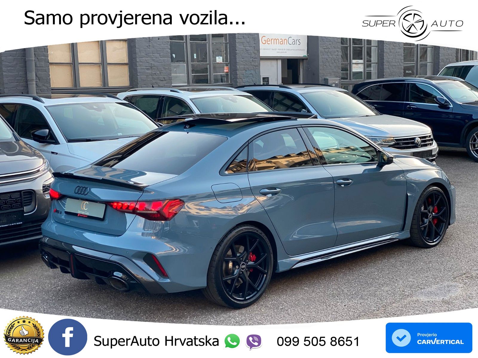 Audi RS3 Sedan 2.5 TFSI (400 KS) quattro S tronic LED+GR SJED+ACC