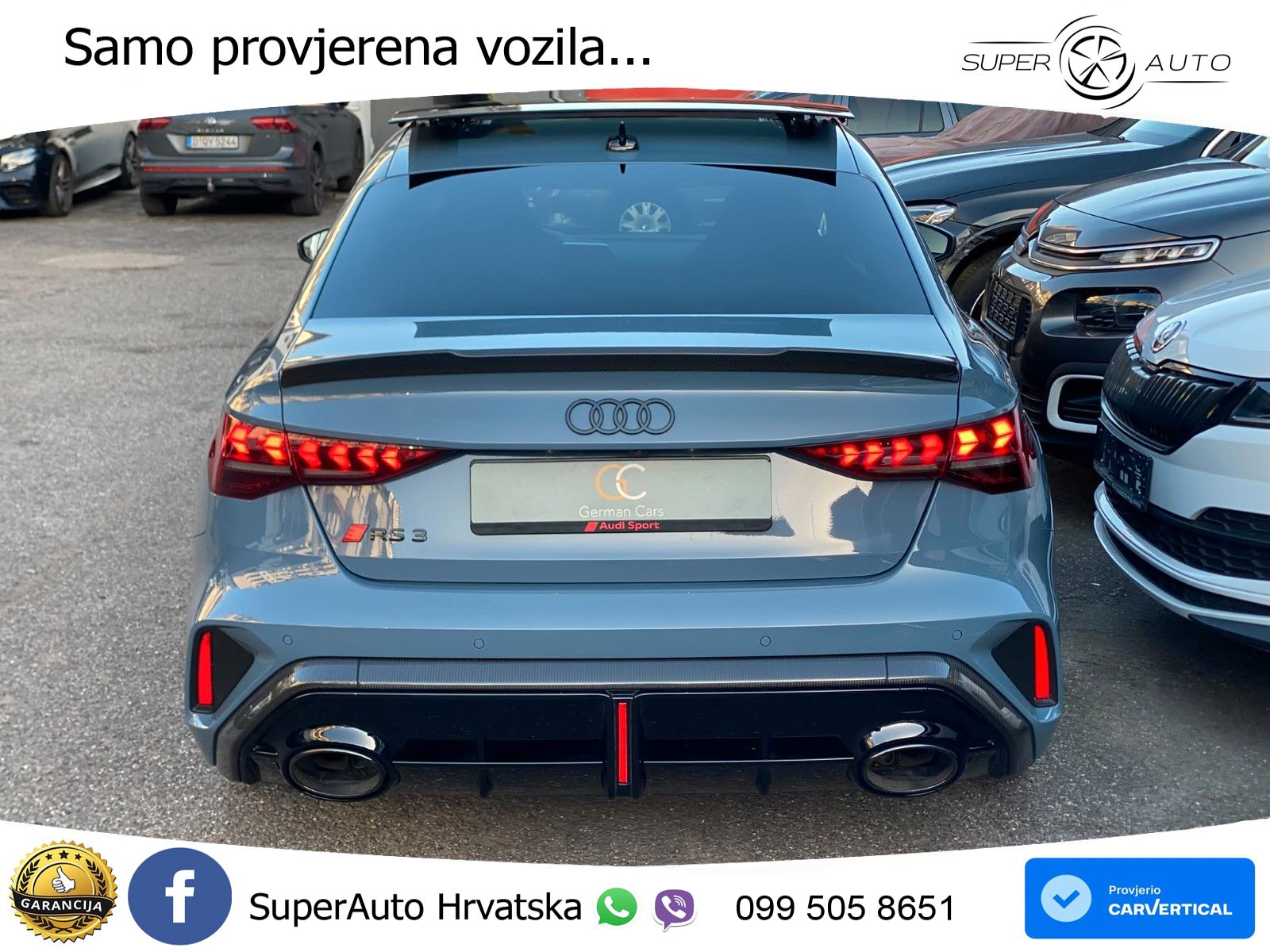 Audi RS3 Sedan 2.5 TFSI (400 KS) quattro S tronic LED+GR SJED+ACC