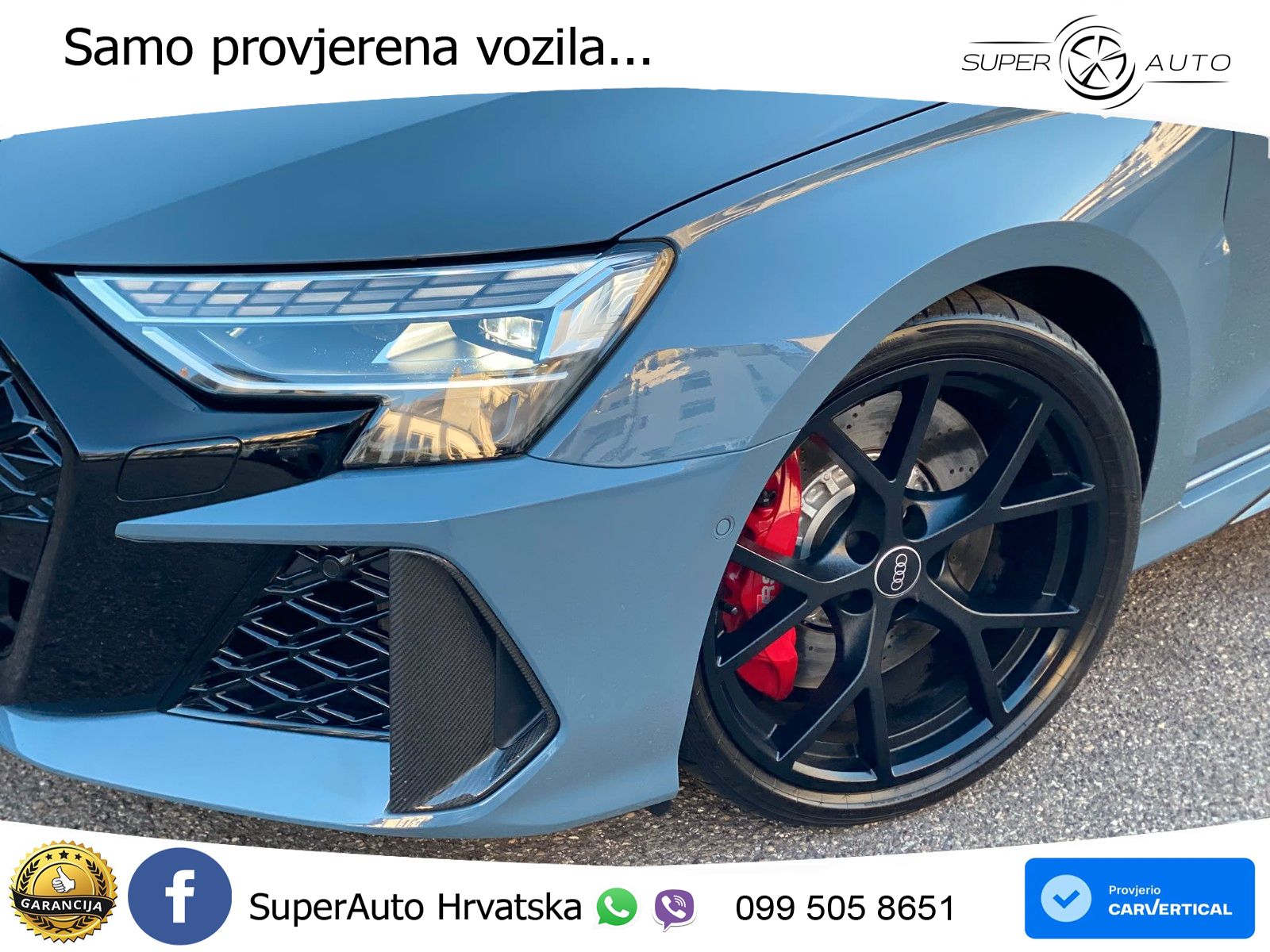 Audi RS3 Sedan 2.5 TFSI (400 KS) quattro S tronic LED+GR SJED+ACC
