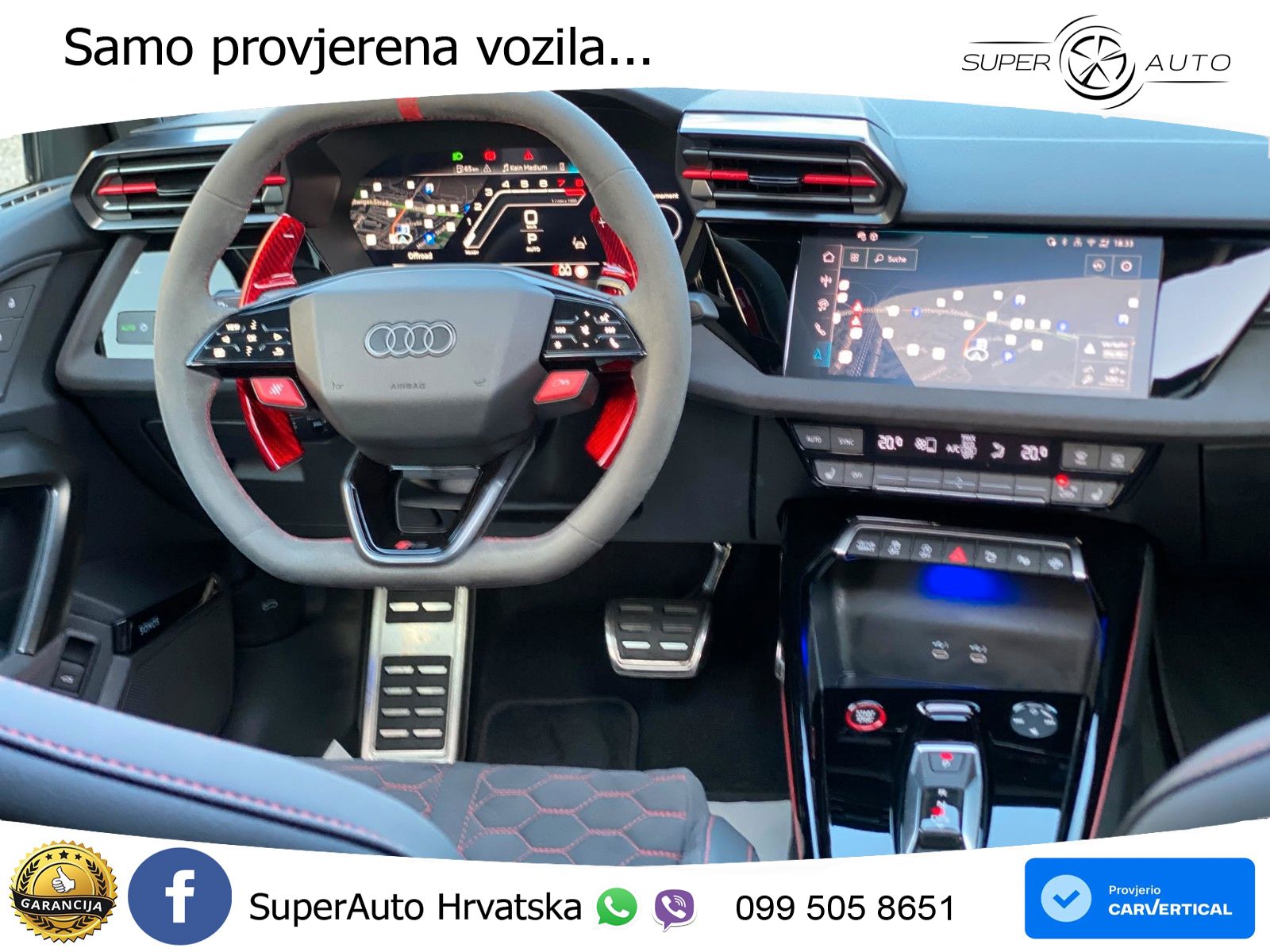 Audi RS3 Sedan 2.5 TFSI (400 KS) quattro S tronic LED+GR SJED+ACC