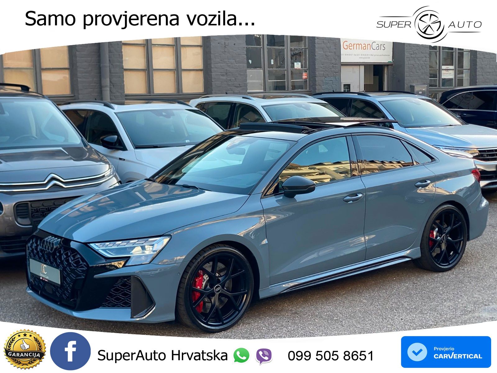 Audi RS3 Sedan 2.5 TFSI (400 KS) quattro S tronic LED+GR SJED+ACC