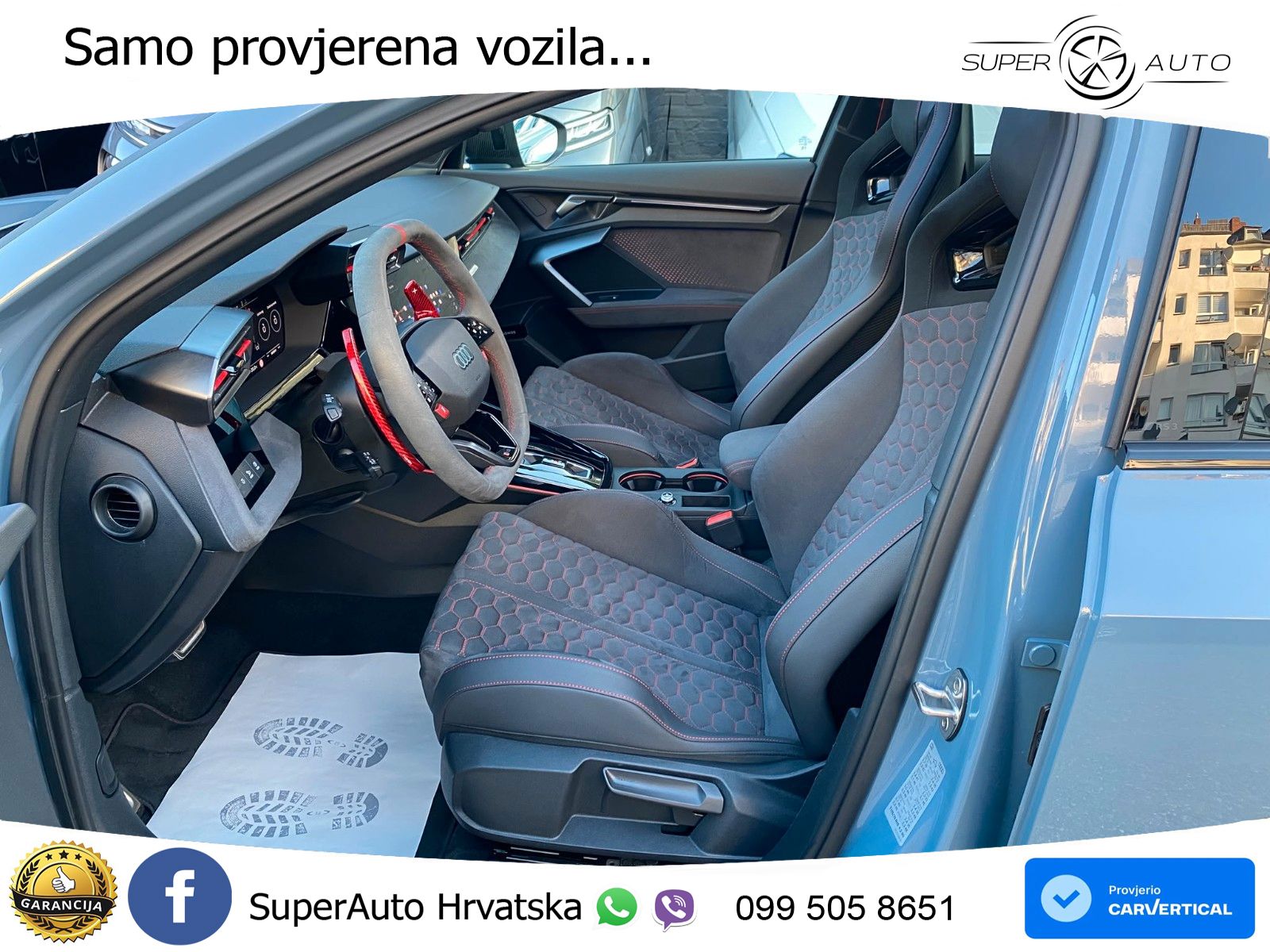 Audi RS3 Sedan 2.5 TFSI (400 KS) quattro S tronic LED+GR SJED+ACC