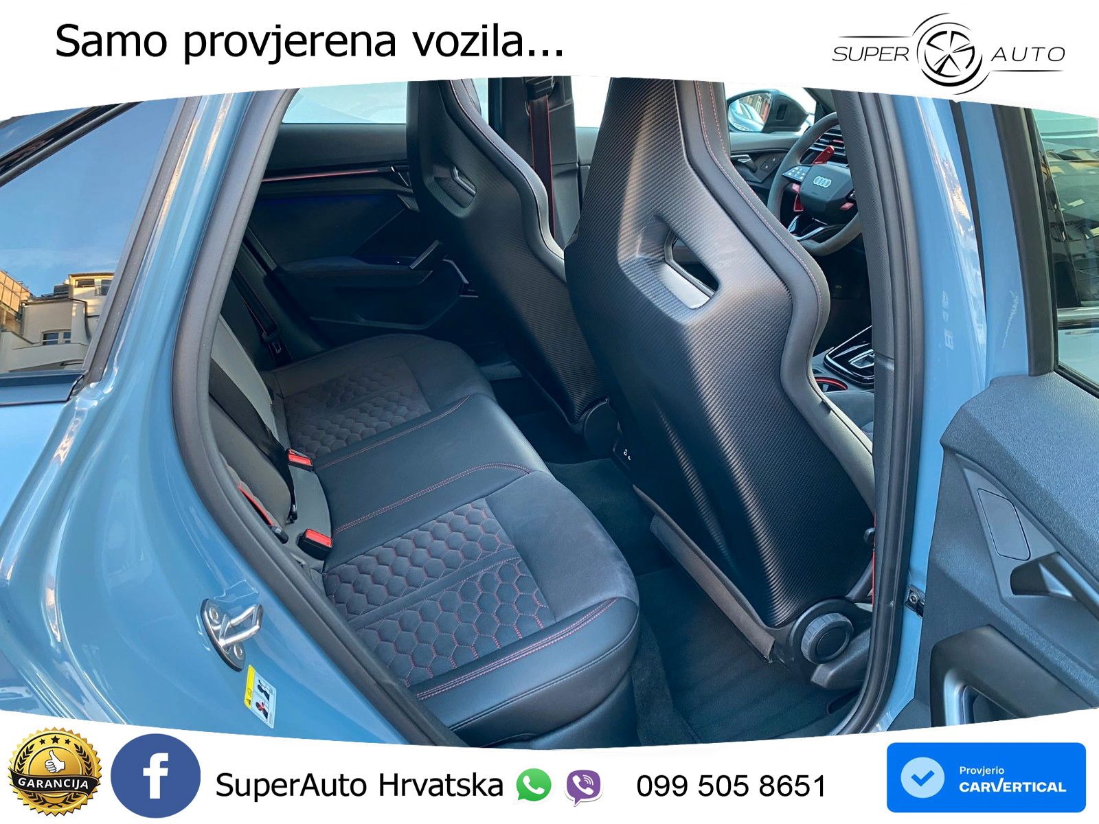 Audi RS3 Sedan 2.5 TFSI (400 KS) quattro S tronic LED+GR SJED+ACC