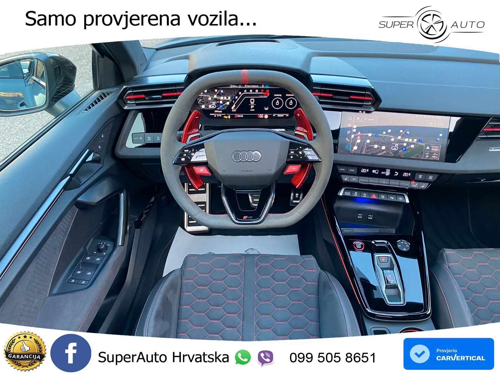 Audi RS3 Sedan 2.5 TFSI (400 KS) quattro S tronic LED+GR SJED+ACC