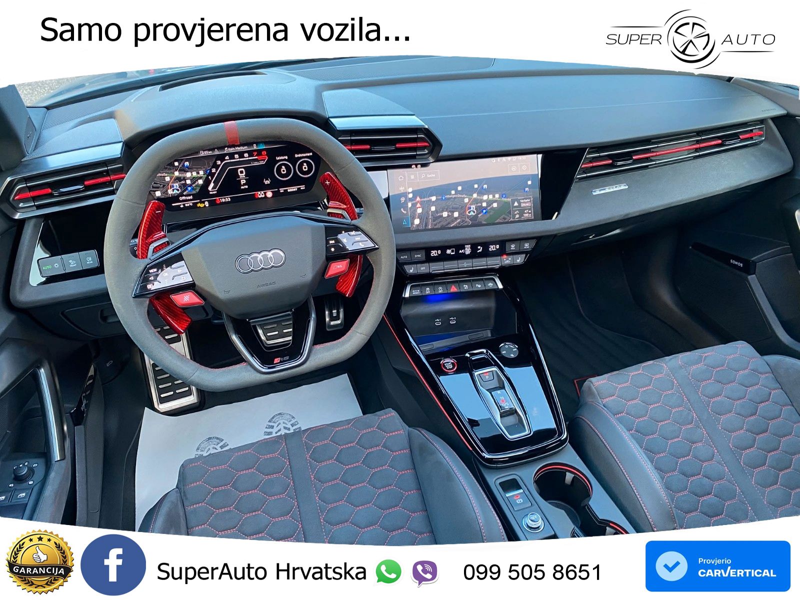 Audi RS3 Sedan 2.5 TFSI (400 KS) quattro S tronic LED+GR SJED+ACC