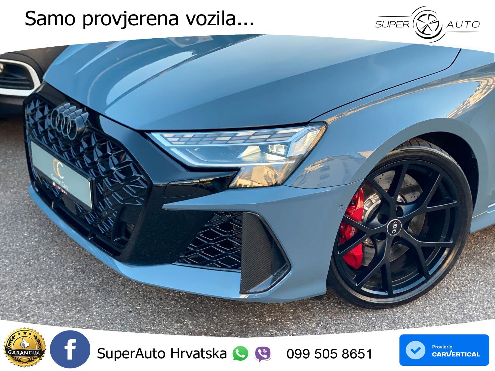 Audi RS3 Sedan 2.5 TFSI (400 KS) quattro S tronic LED+GR SJED+ACC