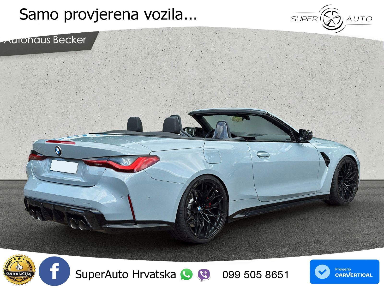 BMW M4 Convertible Competition 3.0 (510 KS) xDrive Steptronic