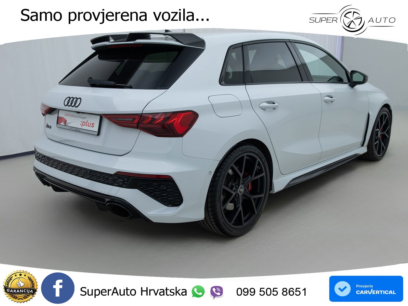 Audi RS3 Sportback 2.5 TFSI (400 KS) quattro S tronic LED+GR SJED+ACC