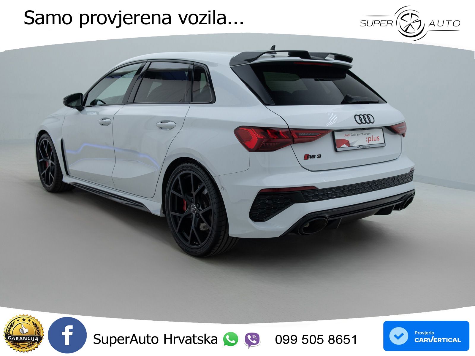 Audi RS3 Sportback 2.5 TFSI (400 KS) quattro S tronic LED+GR SJED+ACC