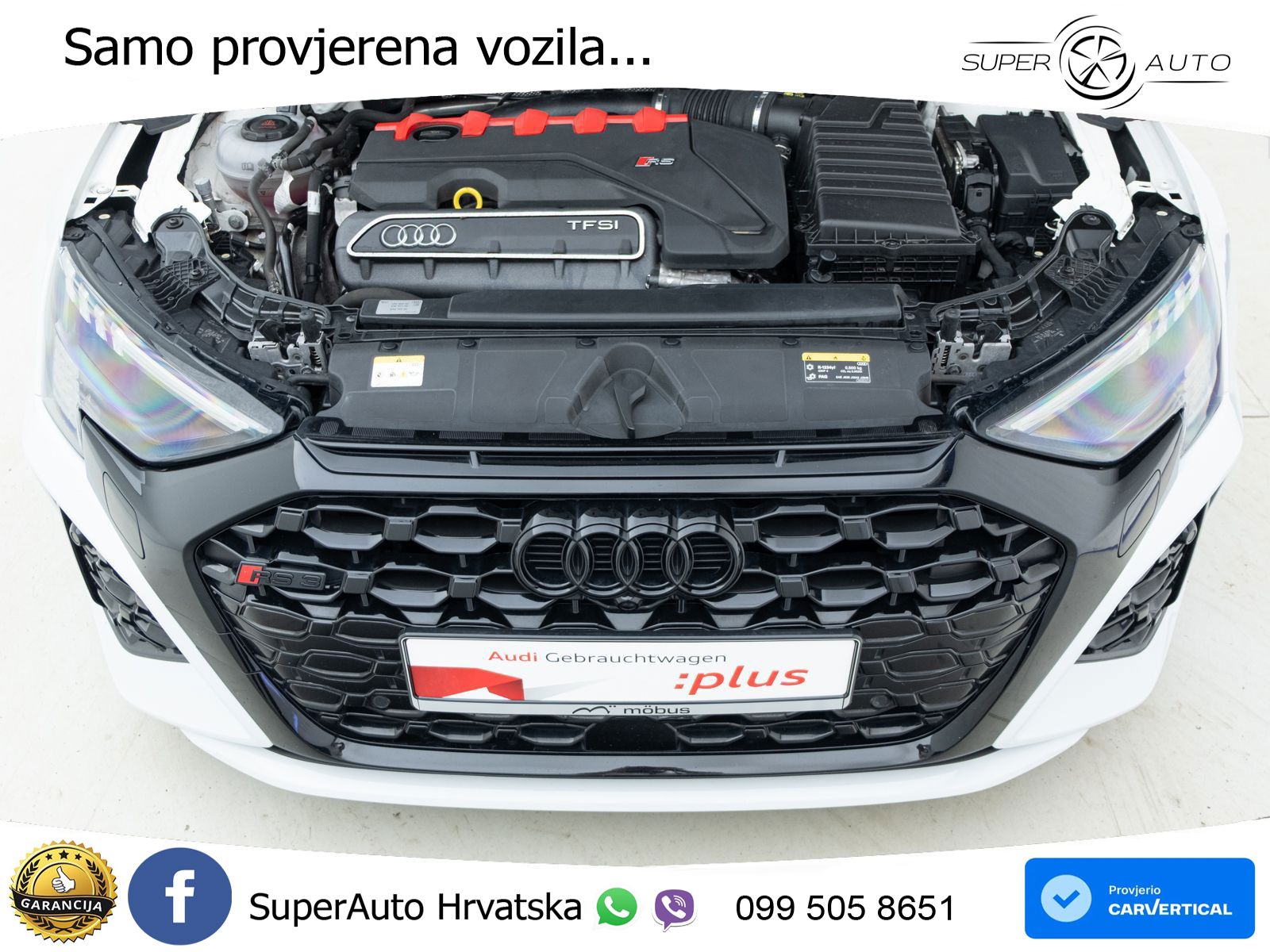 Audi RS3 Sportback 2.5 TFSI (400 KS) quattro S tronic LED+GR SJED+ACC