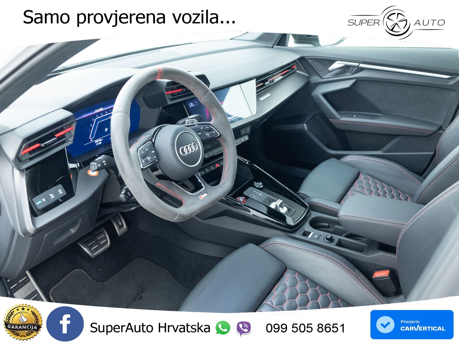 Audi RS3 Sportback 2.5 TFSI (400 KS) quattro S tronic LED+GR SJED+ACC