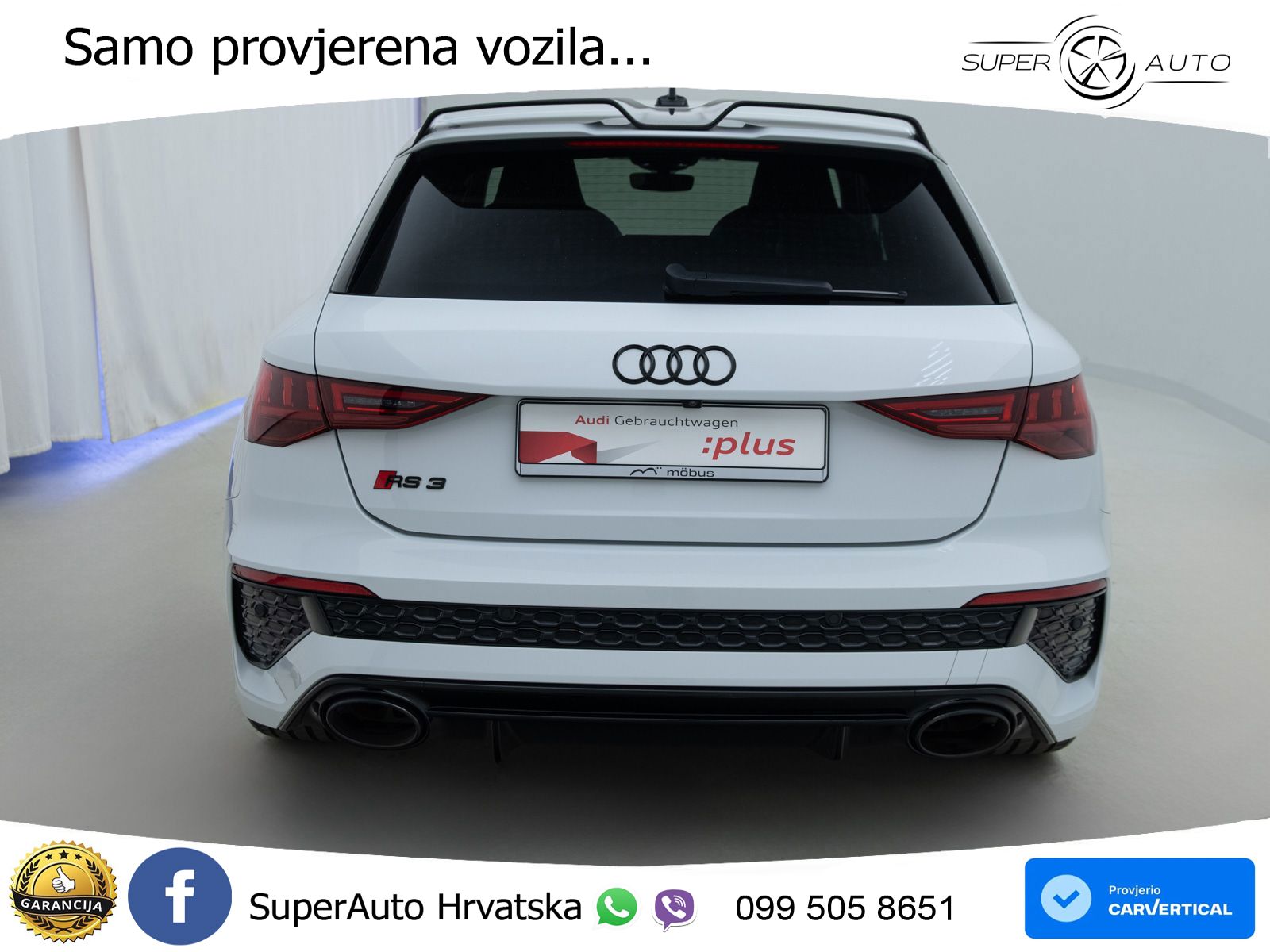 Audi RS3 Sportback 2.5 TFSI (400 KS) quattro S tronic LED+GR SJED+ACC