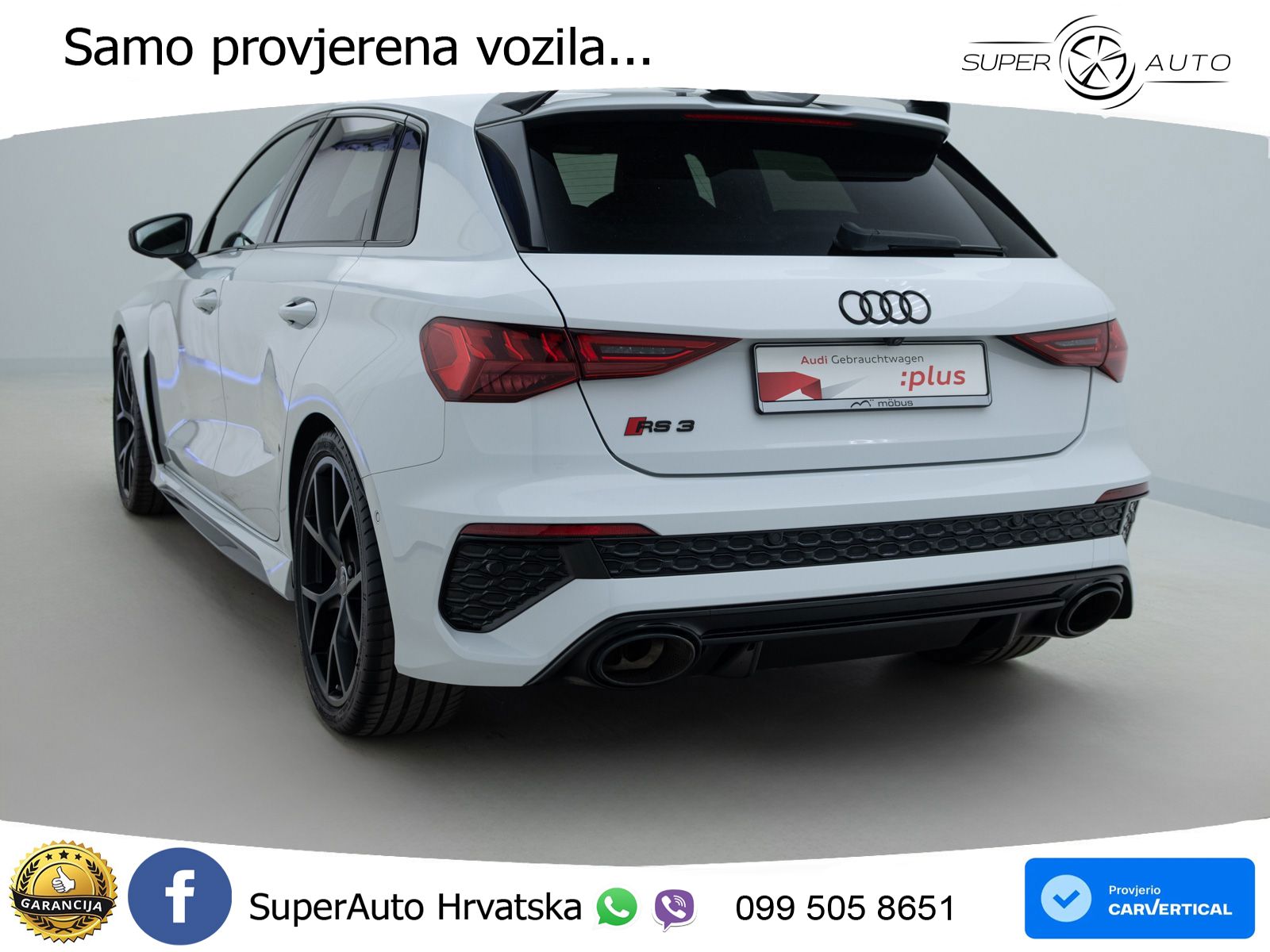 Audi RS3 Sportback 2.5 TFSI (400 KS) quattro S tronic LED+GR SJED+ACC