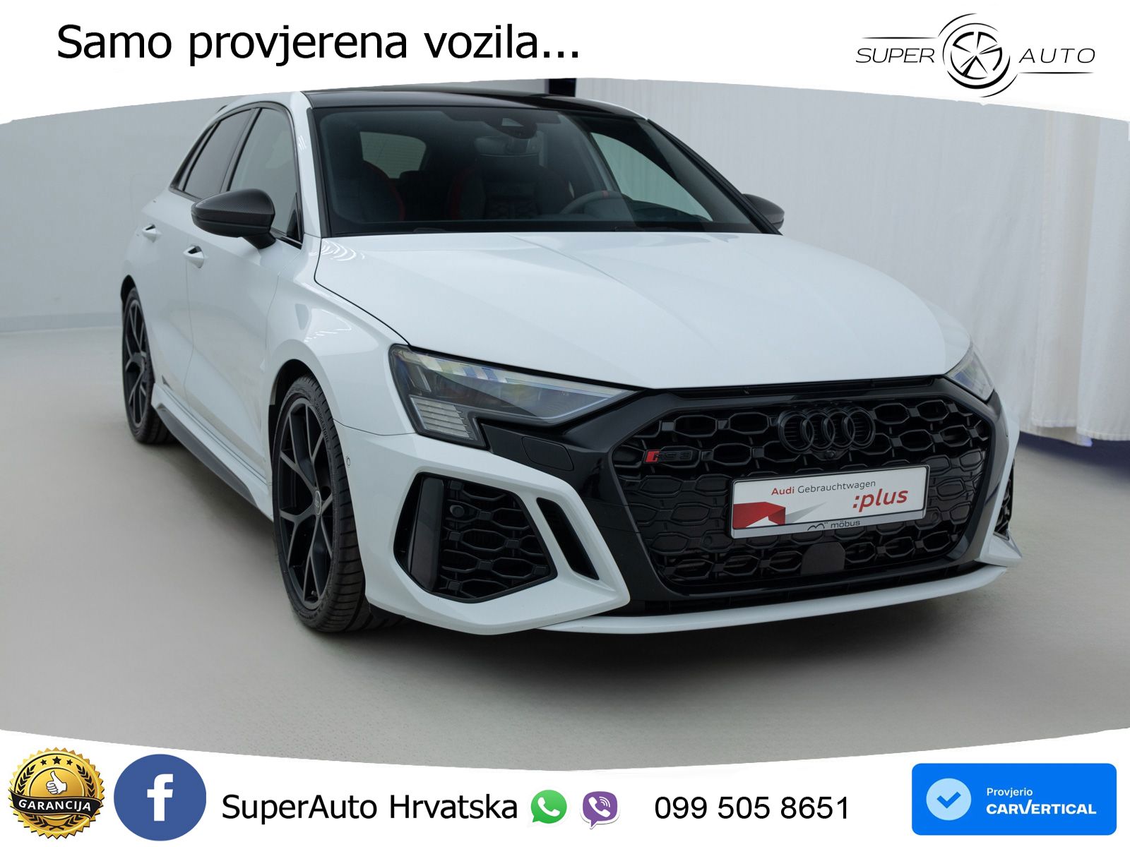 Audi RS3 Sportback 2.5 TFSI (400 KS) quattro S tronic LED+GR SJED+ACC