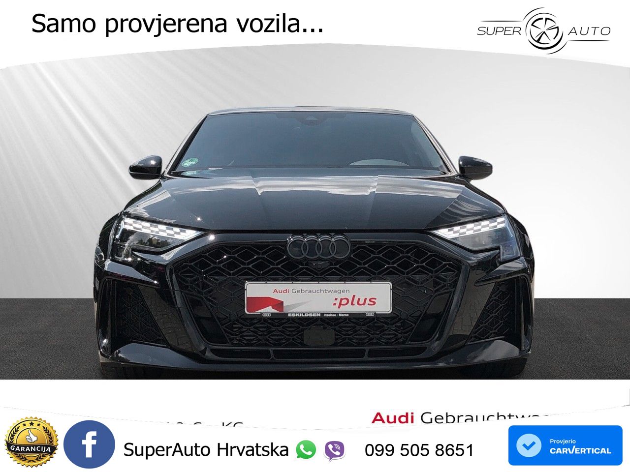 Audi RS3 Sedan 2.5 TFSI (400 KS) quattro S tronic LED+GR SJED+ACC