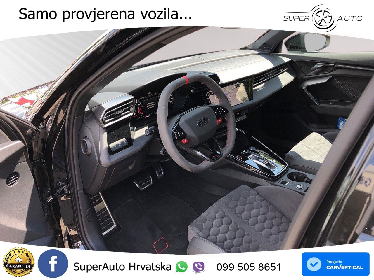Audi RS3 Sedan 2.5 TFSI (400 KS) quattro S tronic LED+GR SJED+ACC