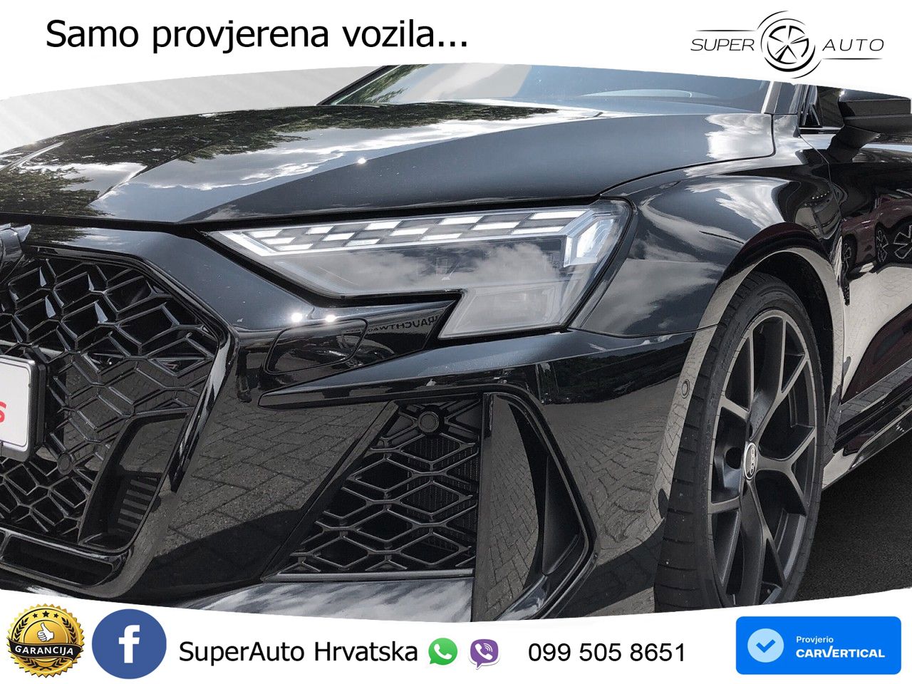 Audi RS3 Sedan 2.5 TFSI (400 KS) quattro S tronic LED+GR SJED+ACC