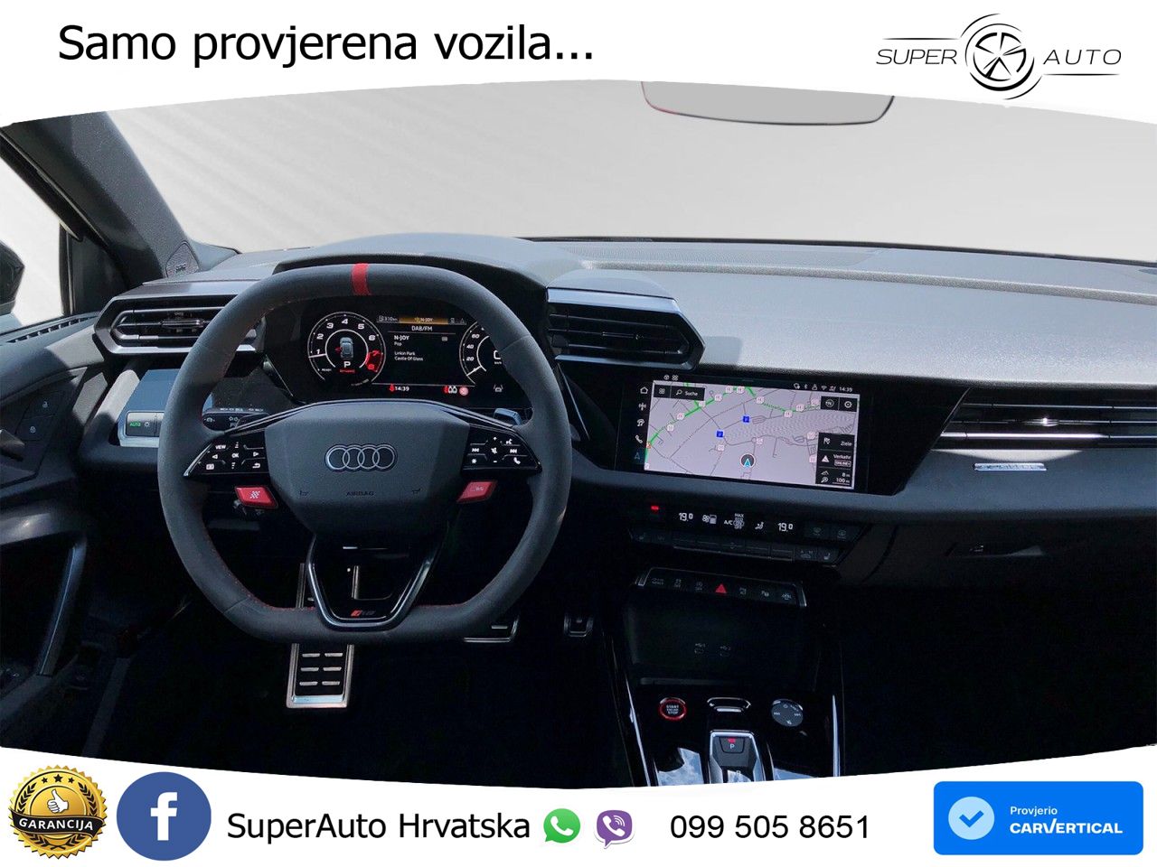 Audi RS3 Sedan 2.5 TFSI (400 KS) quattro S tronic LED+GR SJED+ACC