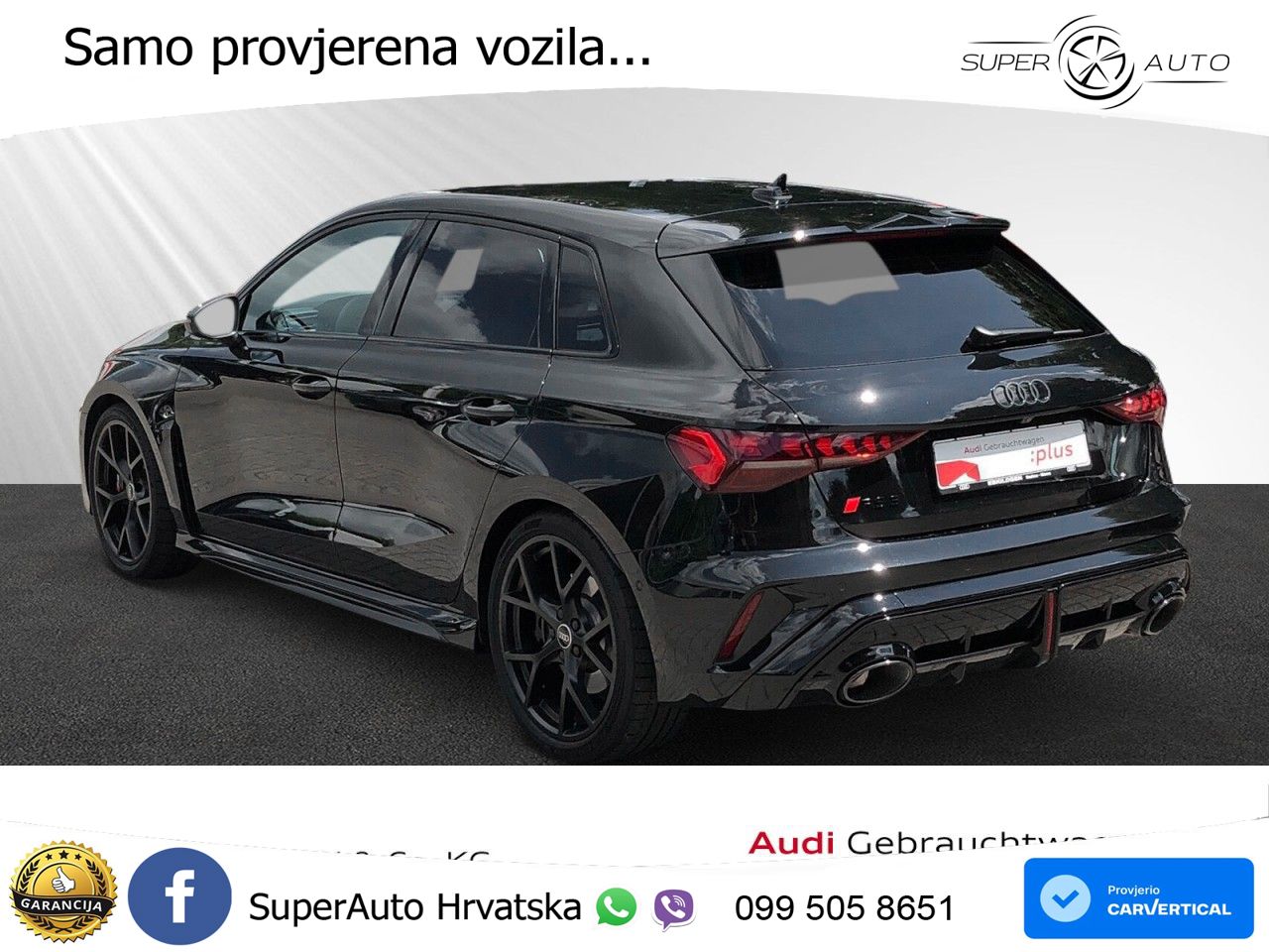 Audi RS3 Sedan 2.5 TFSI (400 KS) quattro S tronic LED+GR SJED+ACC