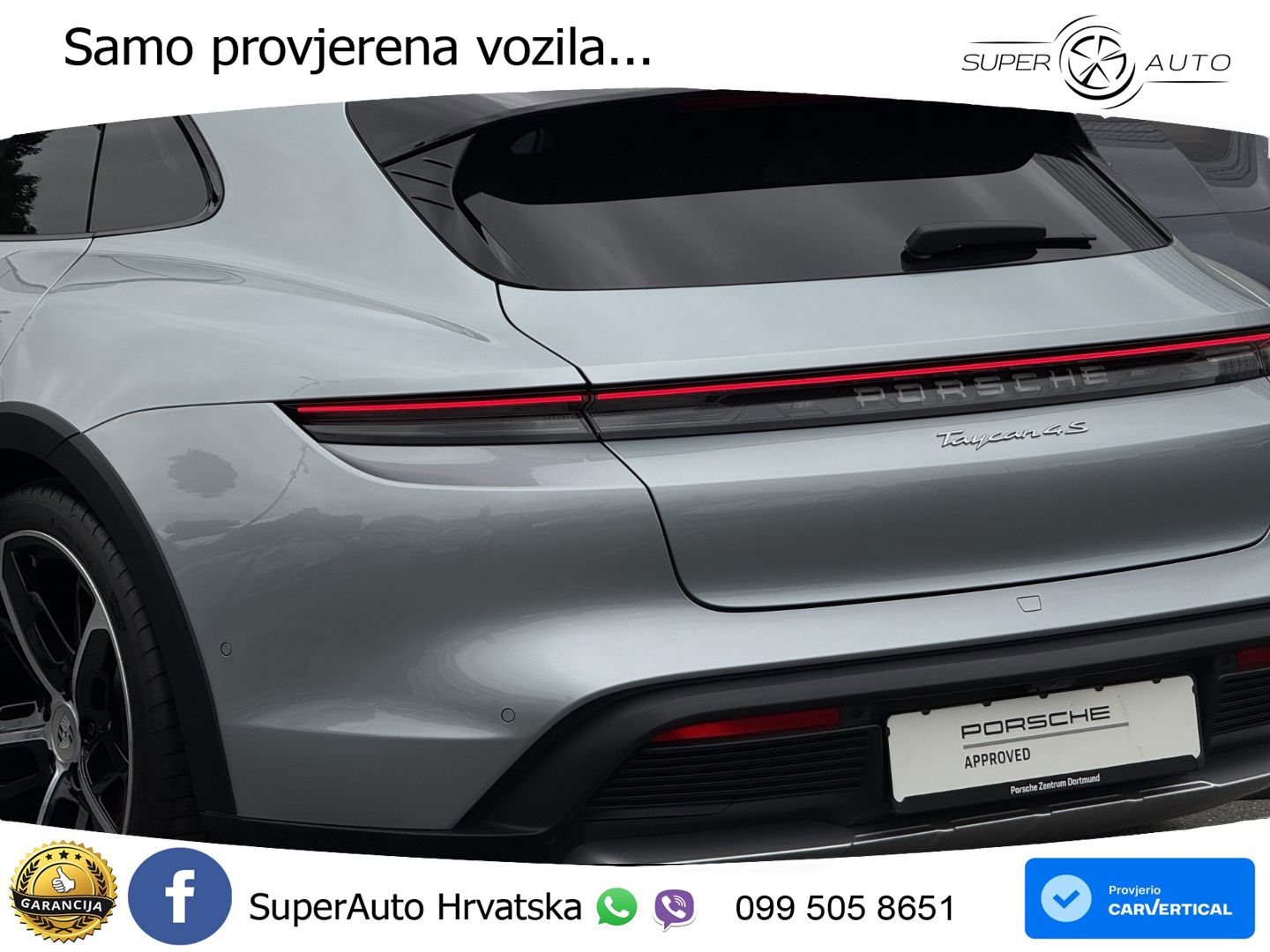 Porsche Taycan Cross Turismo 4S 105 kWh (598 KS)