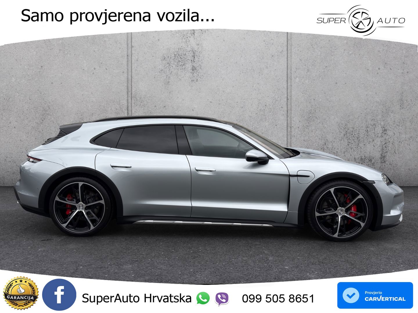 Porsche Taycan Cross Turismo 4S 105 kWh (598 KS)