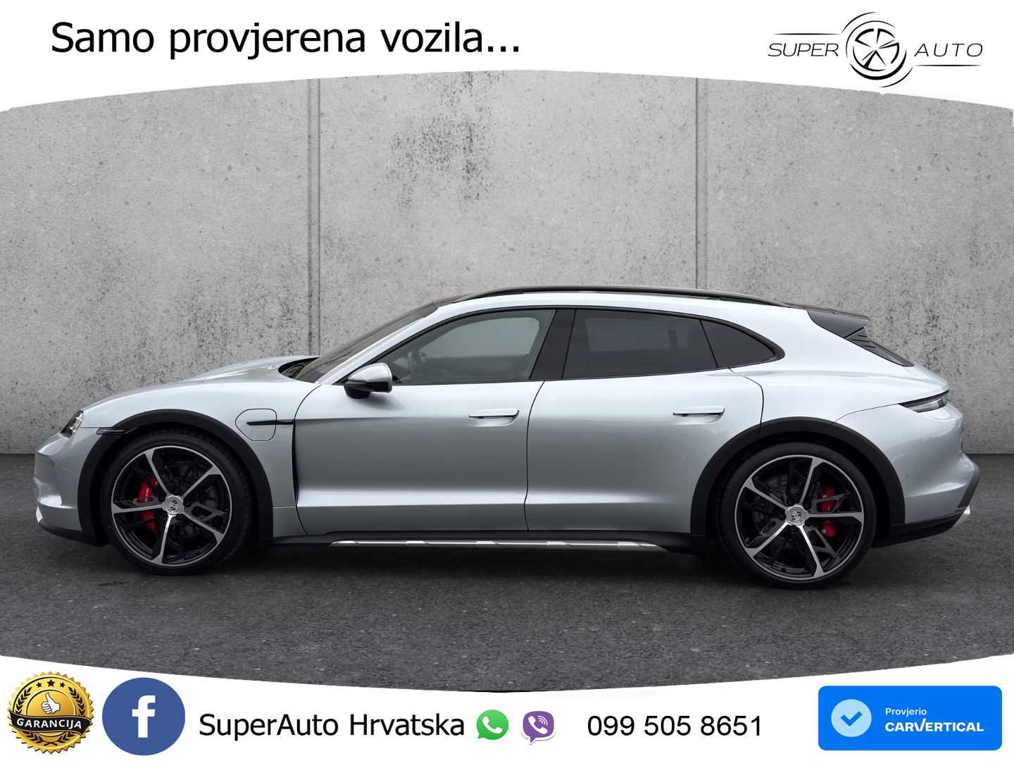 Porsche Taycan Cross Turismo 4S 105 kWh (598 KS)