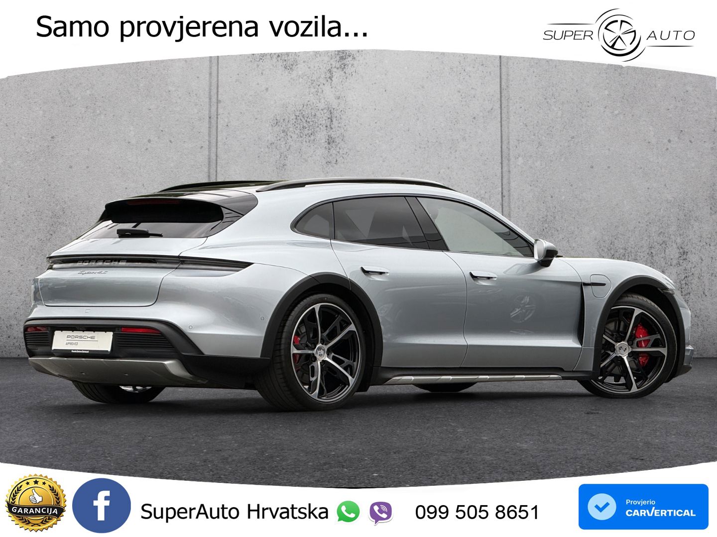 Porsche Taycan Cross Turismo 4S 105 kWh (598 KS)