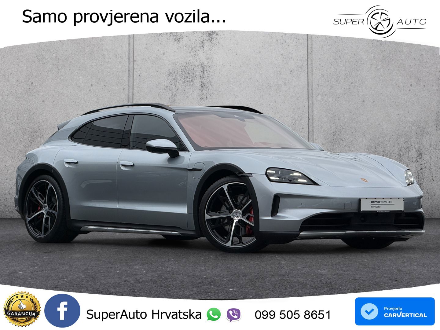Porsche Taycan Cross Turismo 4S 105 kWh (598 KS)