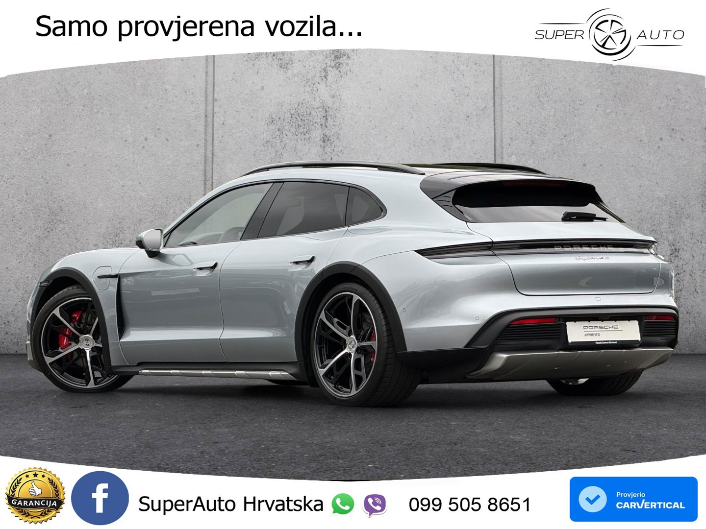 Porsche Taycan Cross Turismo 4S 105 kWh (598 KS)