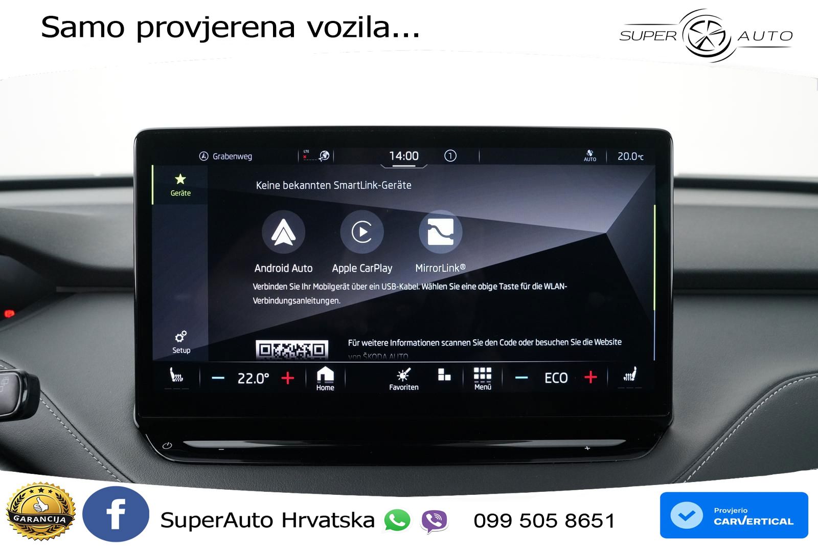 Škoda Enyaq iV 80x 82 kWh (265 KS) AWD SportLine LED+GR SJED+ACC