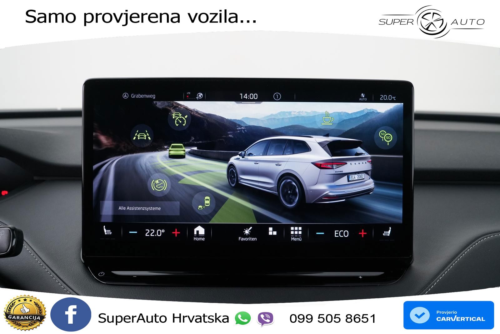 Škoda Enyaq iV 80x 82 kWh (265 KS) AWD SportLine LED+GR SJED+ACC
