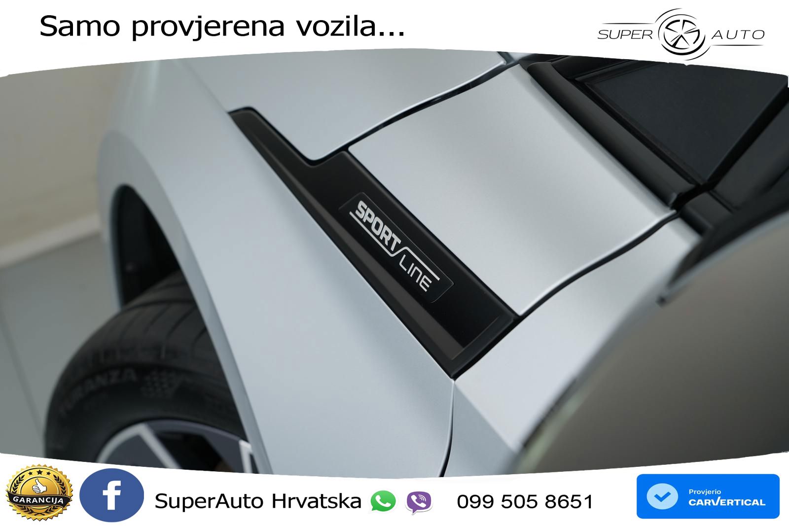 Škoda Enyaq iV 80x 82 kWh (265 KS) AWD SportLine LED+GR SJED+ACC
