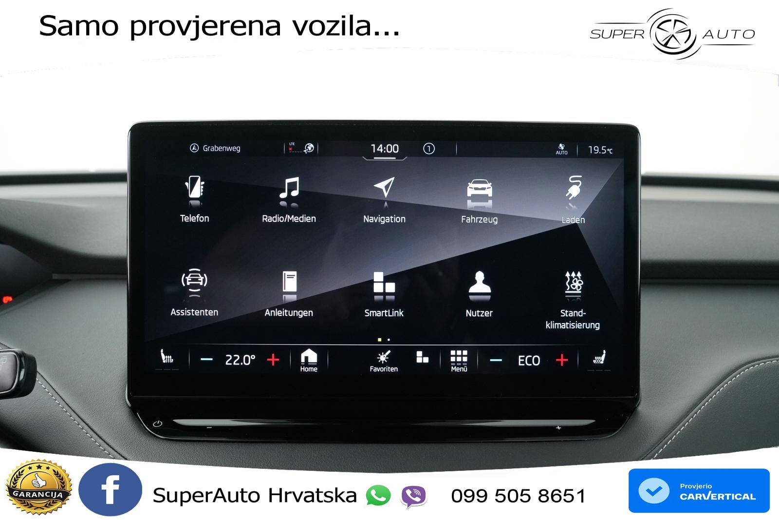 Škoda Enyaq iV 80x 82 kWh (265 KS) AWD SportLine LED+GR SJED+ACC