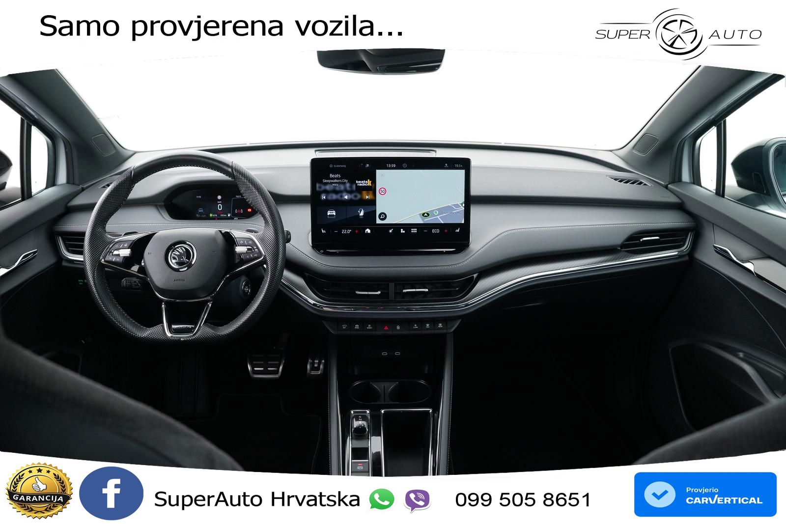 Škoda Enyaq iV 80x 82 kWh (265 KS) AWD SportLine LED+GR SJED+ACC