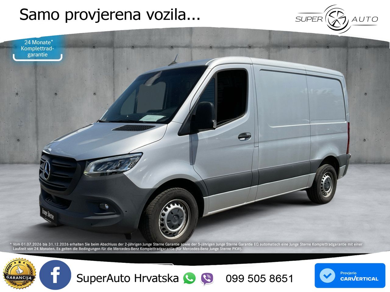 Mercedes-Benz Sprinter 150 KS LED+GR SJED+ACC