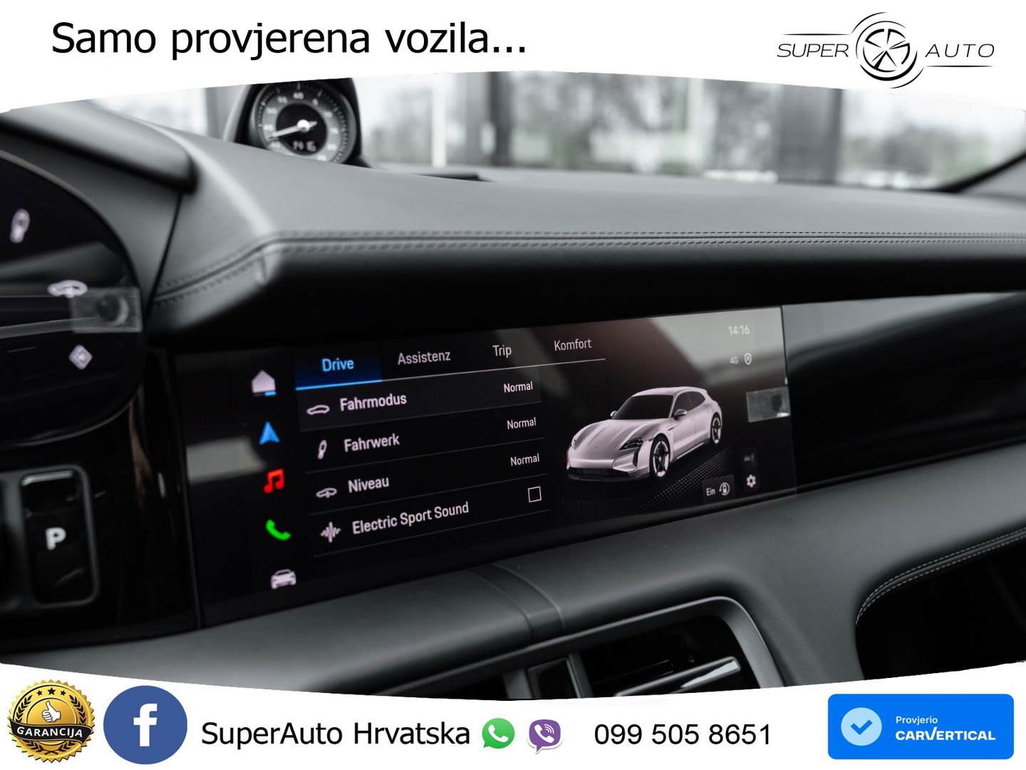 Porsche Taycan Sport Turismo 105 kWh (435 KS)