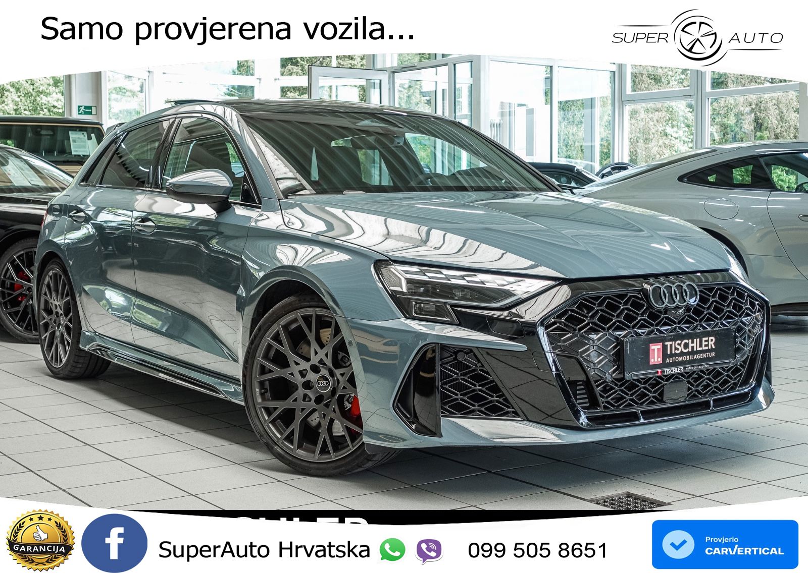 Audi RS3 Sportback 2.5 TFSI (400 KS) quattro S tronic LED+GR SJED+ACC