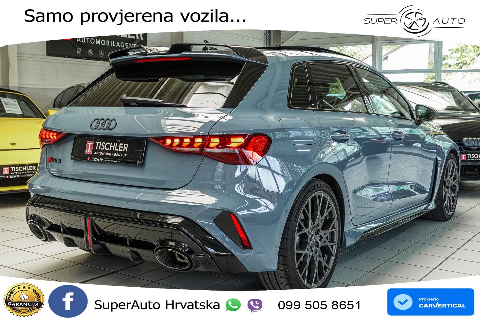 Audi RS3 Sportback 2.5 TFSI (400 KS) quattro S tronic LED+GR SJED+ACC