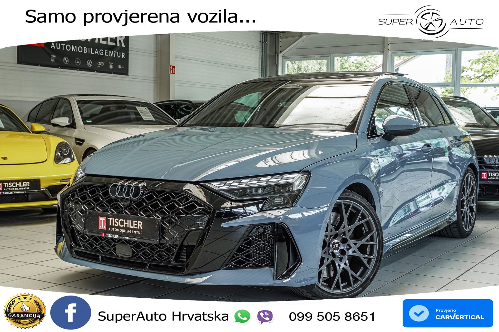 Audi RS3 Sportback 2.5 TFSI (400 KS) quattro S tronic LED+GR SJED+ACC