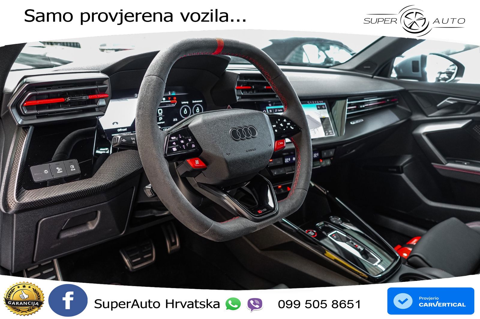 Audi RS3 Sportback 2.5 TFSI (400 KS) quattro S tronic LED+GR SJED+ACC