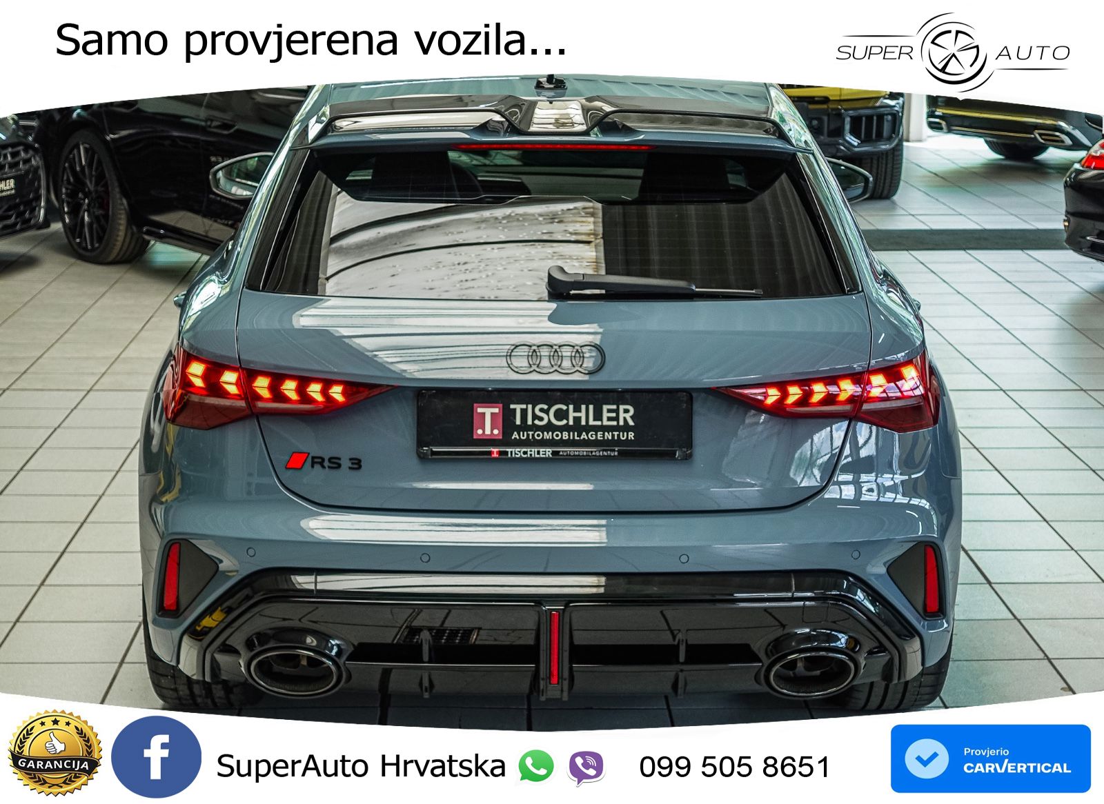 Audi RS3 Sportback 2.5 TFSI (400 KS) quattro S tronic LED+GR SJED+ACC
