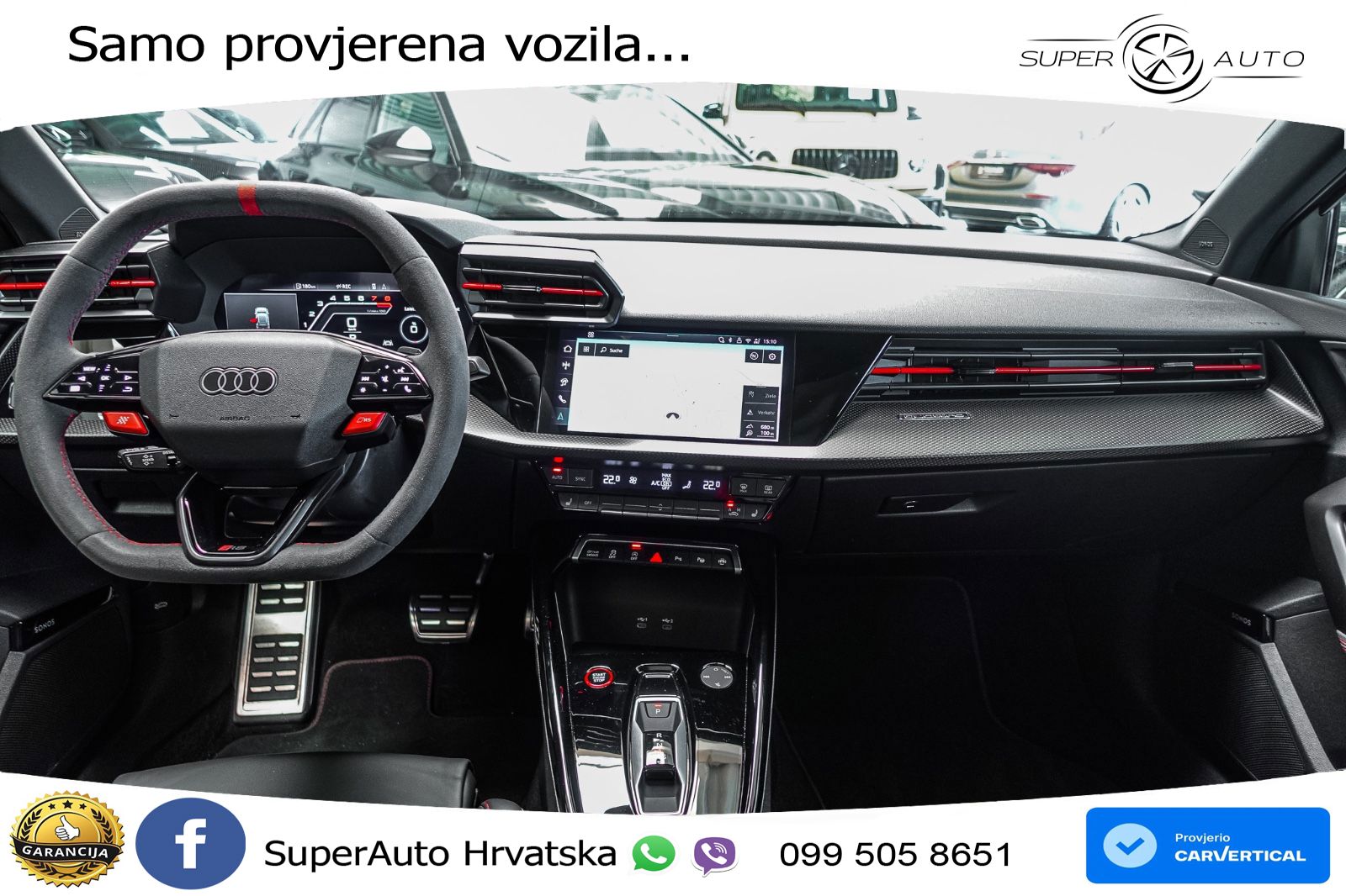 Audi RS3 Sportback 2.5 TFSI (400 KS) quattro S tronic LED+GR SJED+ACC
