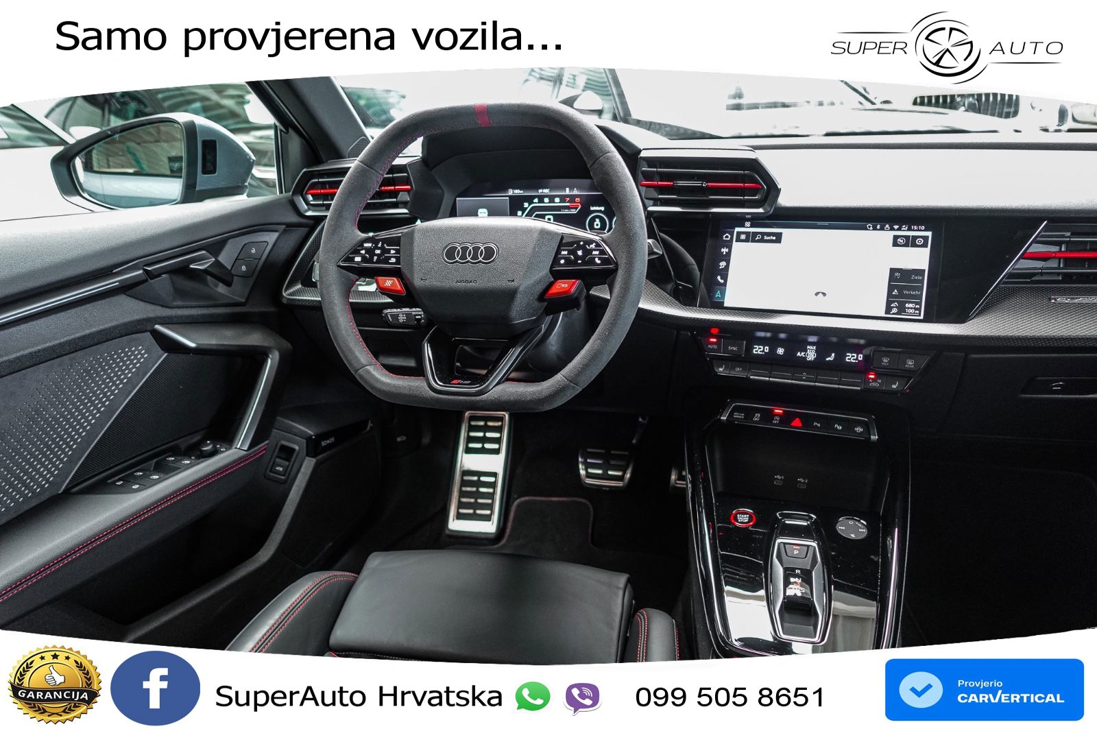 Audi RS3 Sportback 2.5 TFSI (400 KS) quattro S tronic LED+GR SJED+ACC