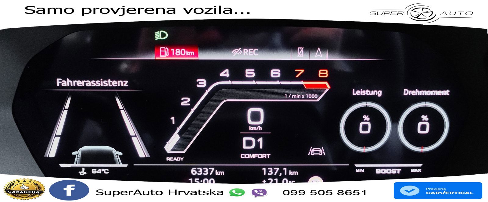 Audi RS3 Sportback 2.5 TFSI (400 KS) quattro S tronic LED+GR SJED+ACC